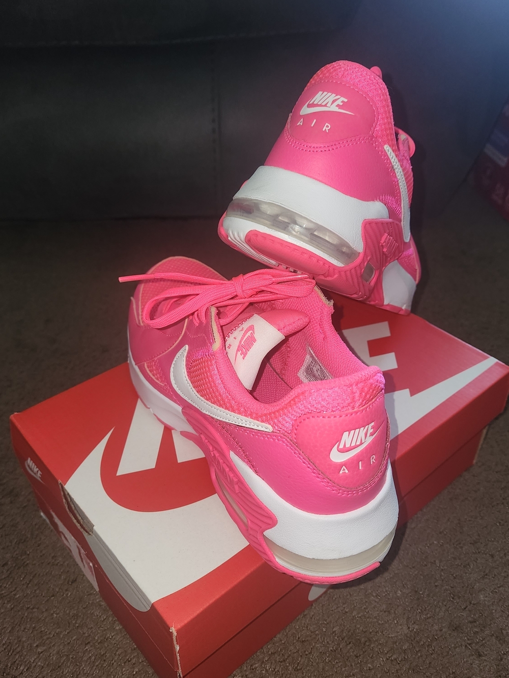 Nike Women's Air Max Pink Sneakers - Picture 3 of 5